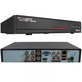 POWERMASTER PM-19425 6IN1 4 KANAL 1080N DVR KAYIT CİHAZI (H264*WİFİ*3G)