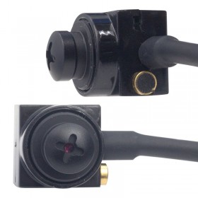 POWERMASTER PM-19311 3.6MM 800 TVL 1/4 SENSOR MİKROFONLU SİYAH VİDA MODEL MİNİ KAMERA